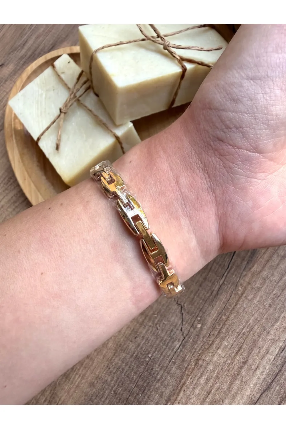 Vintage Kare Gold İçi Gold Kadın Kol Saati — görsel 2