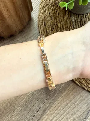Kristal Kesme Taşlı Rose Gold Kadın Kol Saati